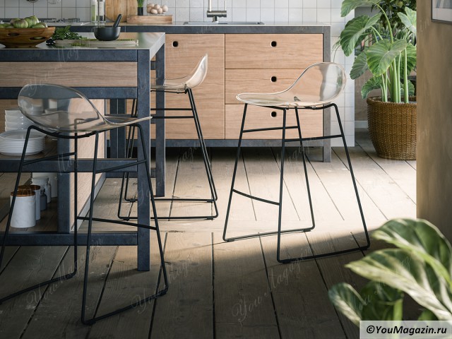 фотографии к товару Полубарный стул